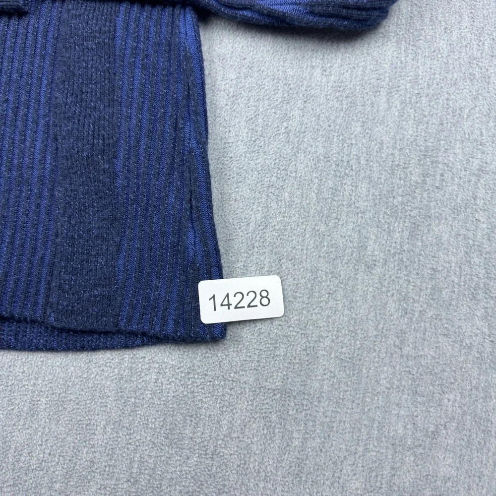 Lululemon Sweater Womens 2 Blue Feeling Balanced Knit Pullover Merino Wool Soft‎
